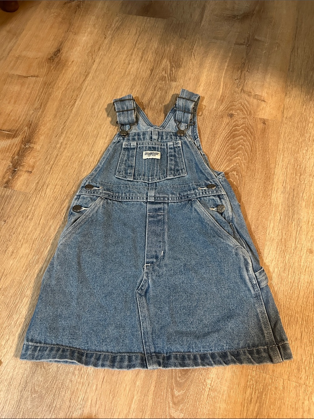 OshKosh B'gosh Blue Denim Overall Dress